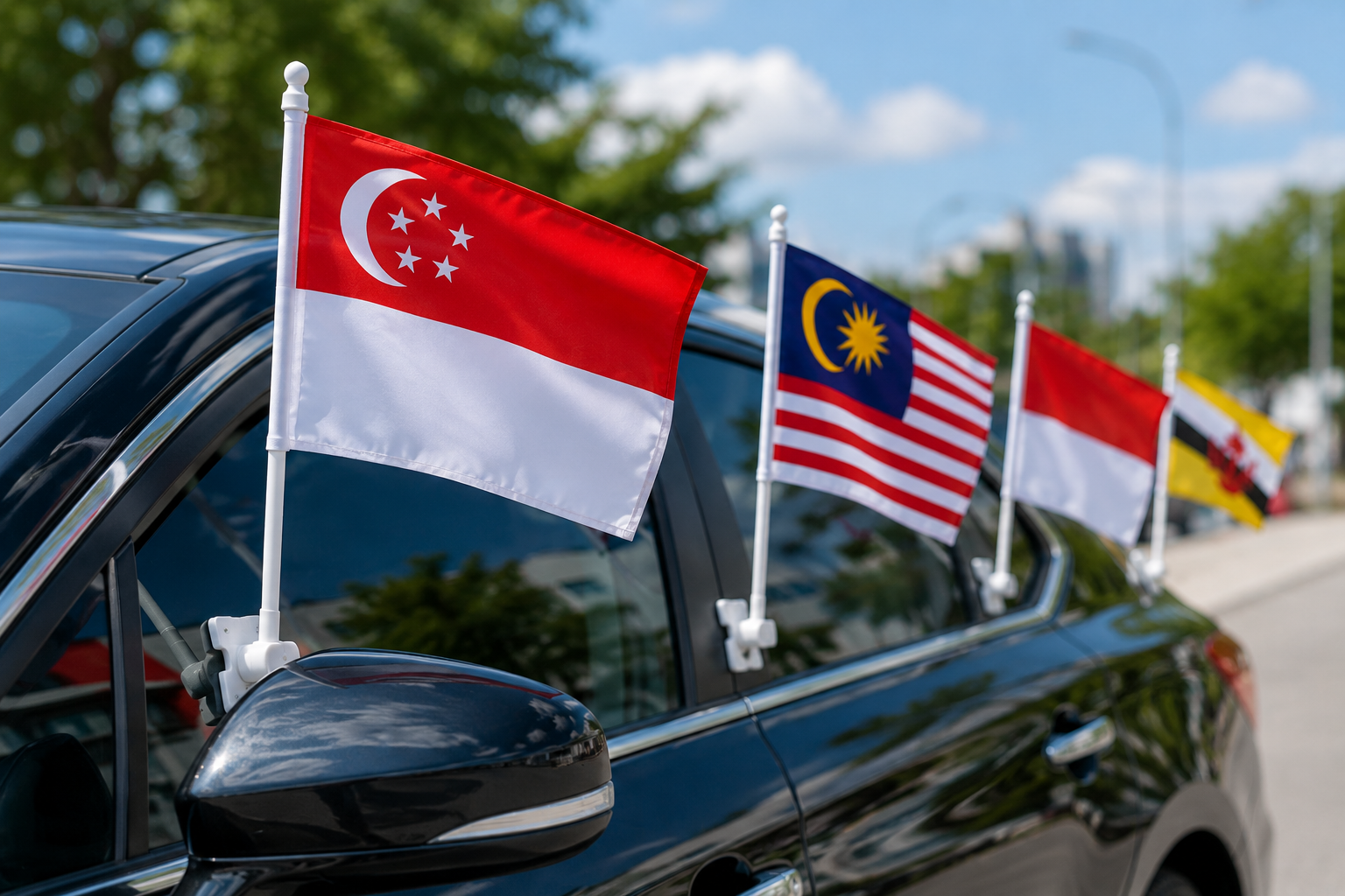 National car flags
